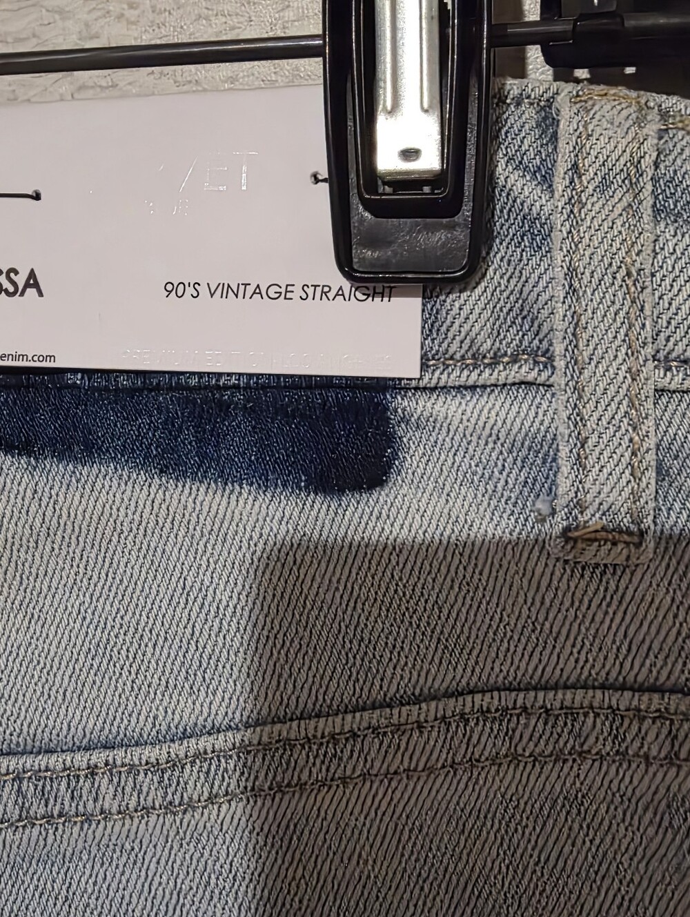 Vervet Alyssa 90s Vintage Straight Cargo Jeans High Rise Size 32 - Picture 5 of 8